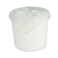 Smart Grooming Silicone Plaiting Bands Tub Of 1800 White