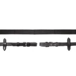 Schockemohle Durasoft Grip Reins Black-Silver