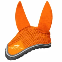 Schockemohle Neo Star With Logo Fly Veil Orange