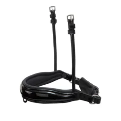 Schockemohle Malibu Noseband Black-Patent-Silver