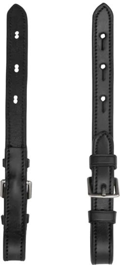Schockemohle Equitus Cheek Pieces Buckle Black-Silver