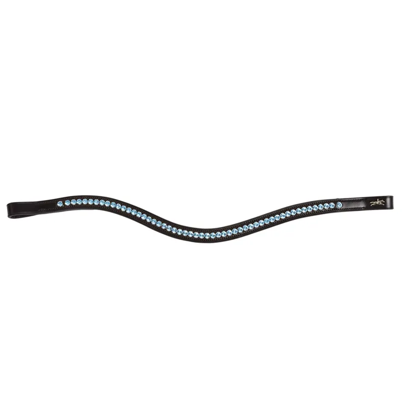 Schockemohle Diamond Select Browband Black-Light Blue