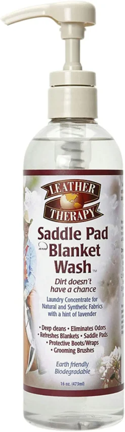 Absorbine 473ml Leather Therapy Saddle Pad And Blanket Wash