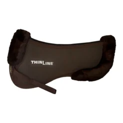 ThinLine Trifecta Half Pad With Sheepskin Rolls New Version - Brown