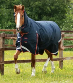 Premier Equine Buster Storm 200g Combo Turnout Rug With Snug-Fit Neck Navy