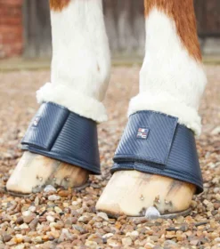 Premier Equine Carbon Tech Techno Wool Over Reach Boots Navy