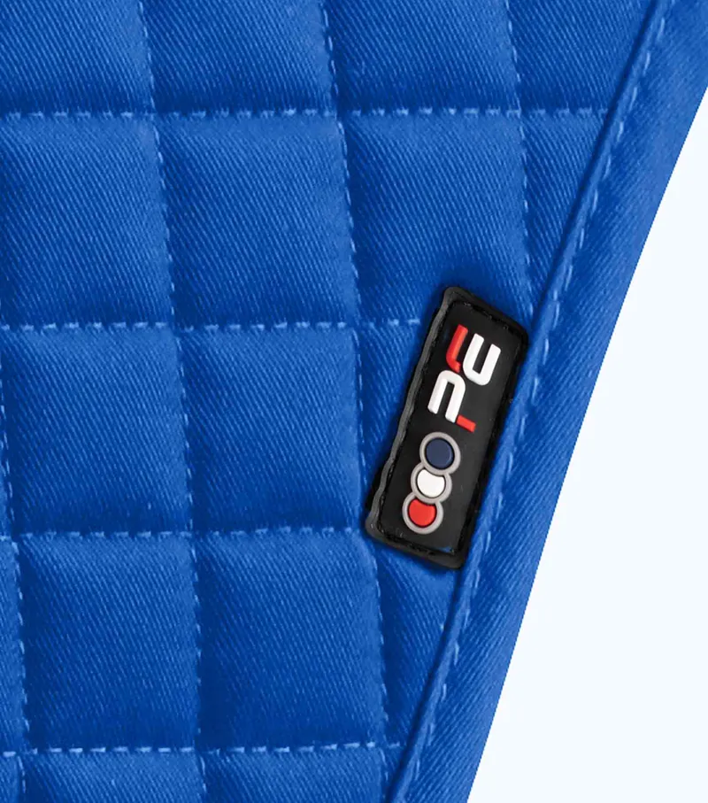 Premier Equine Close Contact Cotton Cross Country Saddle Pad Royal Blue - Image 2