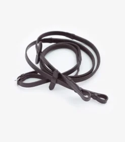 Premier Equine Diego Rubber Reins Brown