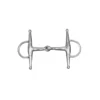JHL Pro Steel Eggbutt Full-Cheek Jointed Snaffle In Silver