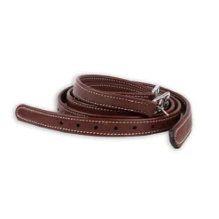 KM Elite Luxury Stirrup Leathers In Chestnut