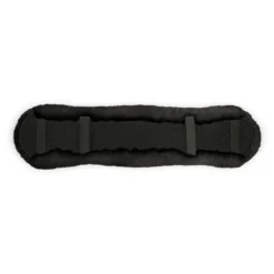 KM Elite Shaped Dressage Girth Sleeve In Black