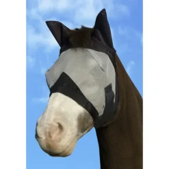KM Elite Standard Fly Mask W/Ears In Black