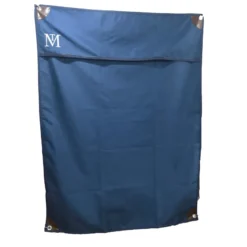 Mark Todd Deluxe Stable Door Drape In Navy/Brown