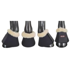 Mark Todd Easy Use Fleece Over Reach Boot In Black