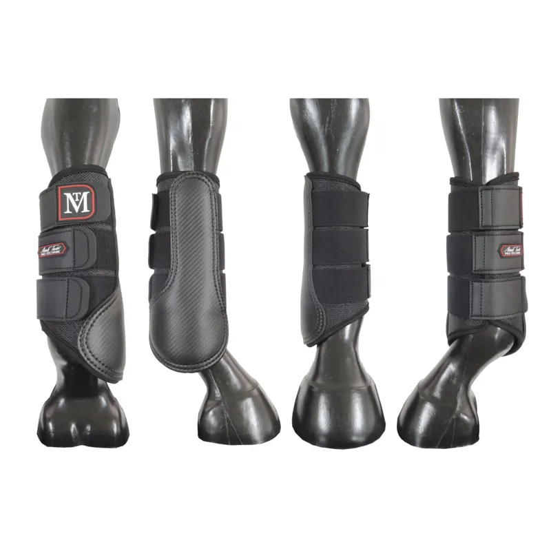 Mark Todd Pro XC Carbon Brushing Boot In Black