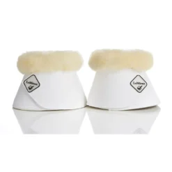 LeMieux WrapRound Lambswool Over Reach Boots White