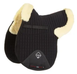 LeMieux Merino+ Half Lined GP Numnah Black/Natural