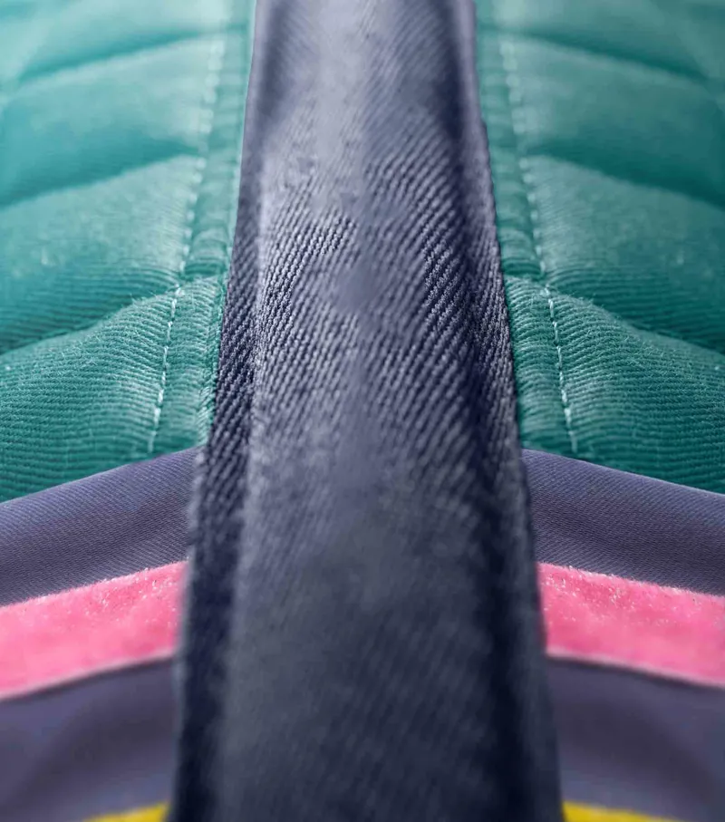 Premier Equine My Pony Jack Cotton GP/Jump Glitter Saddle Pad Turquoise - Image 6