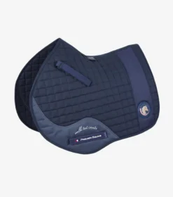 Premier Equine My Pony Jack Cotton GP/Jump Plain Saddle Pad Navy