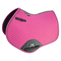 Hy Sport Active Close Contact Saddle Pad In Coral Rose
