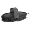 Coldstream Faux Leather Body Brush In Charcoal/Black