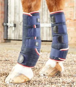 Premier Equine Quick Dry Horse Leg Wraps Navy