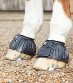 Premier Equine Rubber Bell Over Reach Boots Black
