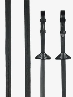 LeMieux Rubber Reins Black
