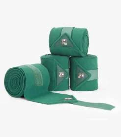 Premier Equine Horse Polo Fleece Bandages Royal Green