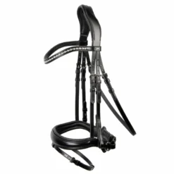 Schockemohle Brantford Anatomical Bridle Black-Silver