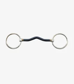 Premier Equine Blue Sweet Iron Loose Ring Mullen Mouth Snaffle