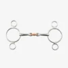 Premier Equine Two Ring Gag With Copper Lozenge