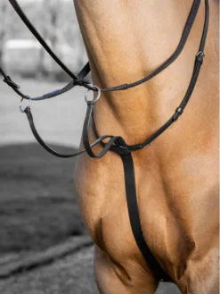 LeMieux Arika Running Martingale Black-Silver