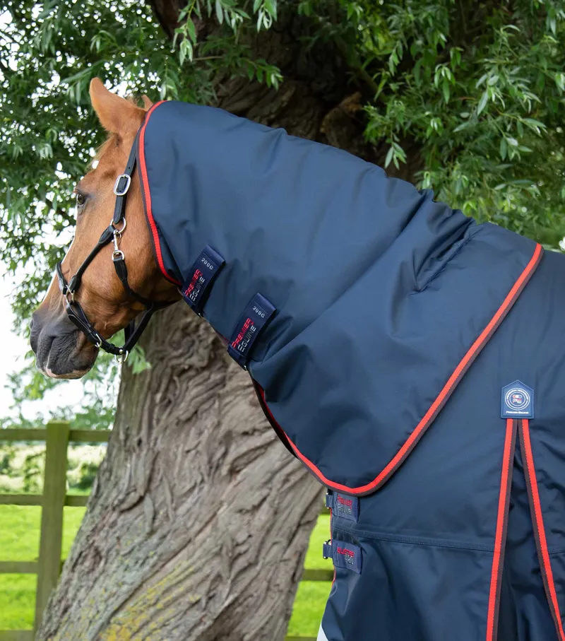 Premier Equine Buster 420g Turnout Rug With Classict Neck Cover Navy - Image 2