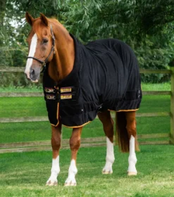 Premier Equine Buster Fleece Cooler Rug - Continental Edition Black