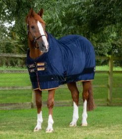 Premier Equine Buster Fleece Cooler Rug - Continental Edition Navy