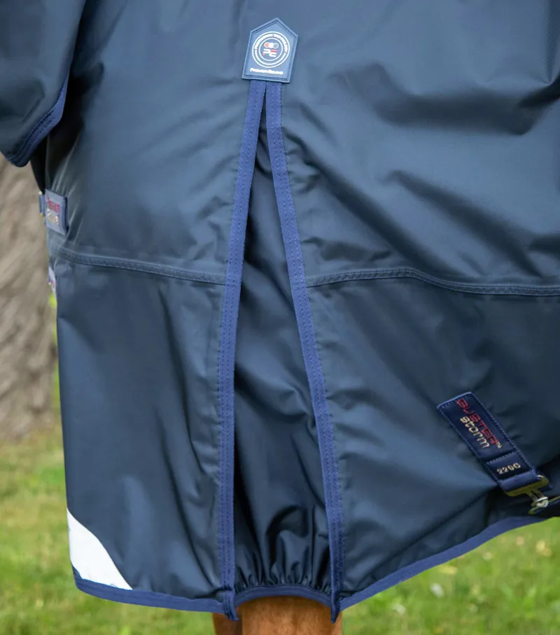 Premier Equine Buster Storm 220g Combo Turnout Rug With Classic Neck Navy - Image 4