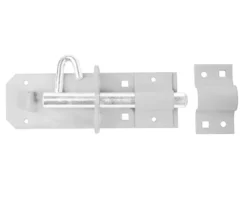 Perry Equestrian Heavy Brenton Padlock Bolts In Galvanised/Silver