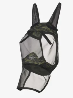 LeMieux Visor-Tek Full Fly Mask Camo Green
